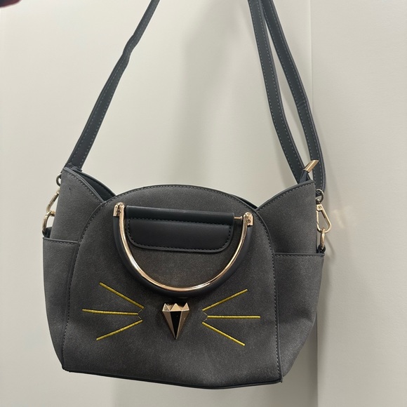 Grey Cat Purse - Picture 1 of 7